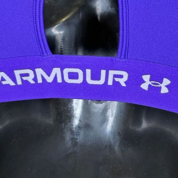 Under Armour Women's Mid Crossback Sports Bra Purple Small - Picture 6 of 8
